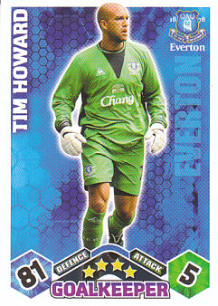 Tim Howard Everton 2009/10 Topps Match Attax #128